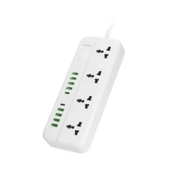 Porodo Blue 6 Universal Sockets Power Strip